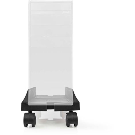 Computerwagen einstellbare breite volle bewegung 145 - 242 cm 20 kg metall kunststoff schwarz