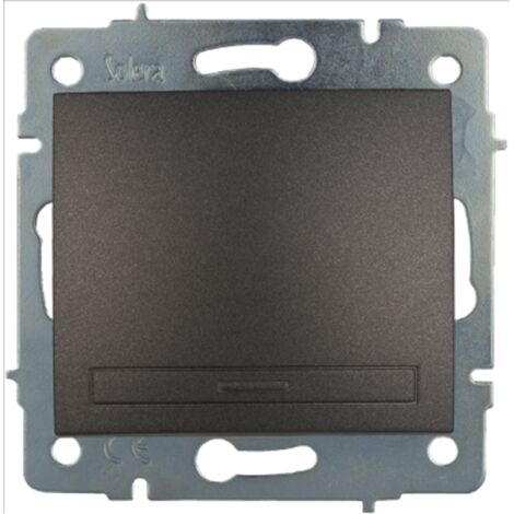 Comutador de cruce empotrar sin marco 10ax 250 v grafito