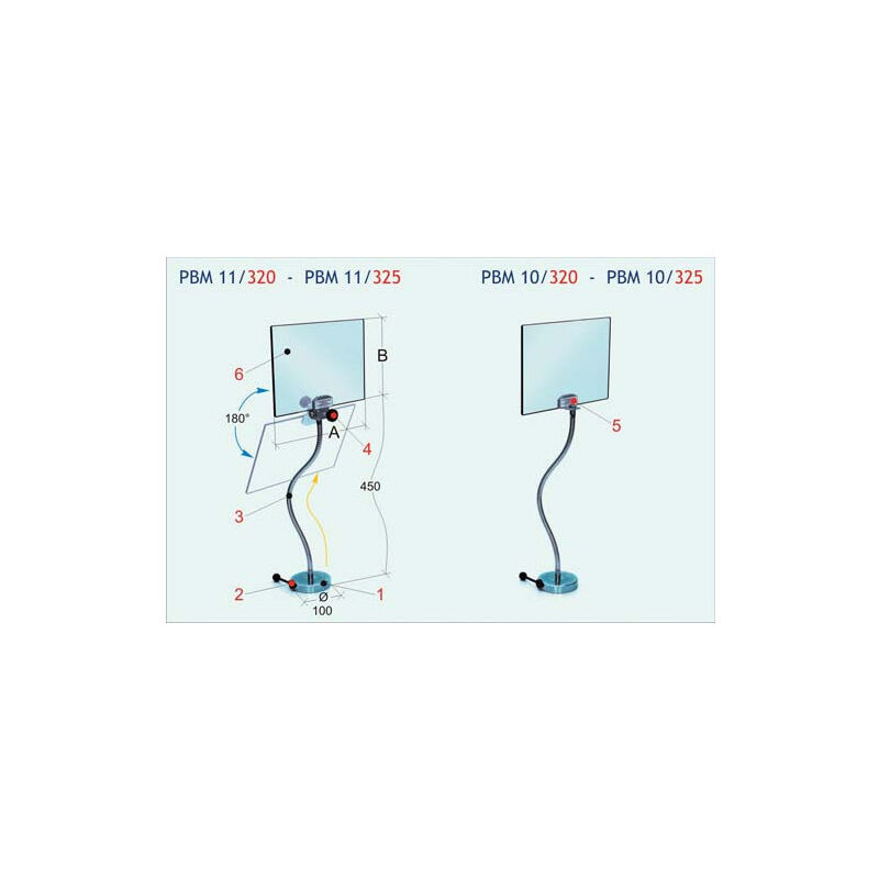 

Protector de seguridad con base magnética | PBM 11/320