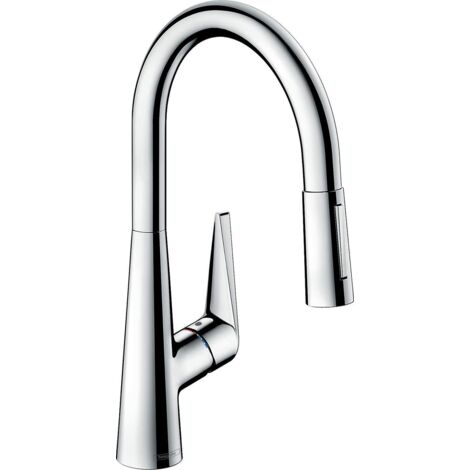 con doccetta cucina 200, con doccetta estraibile 2 getti, sBox cromata