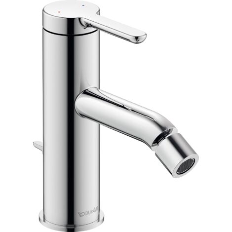 con miscelatore bidet C1 con scarico cromato DURAVIT