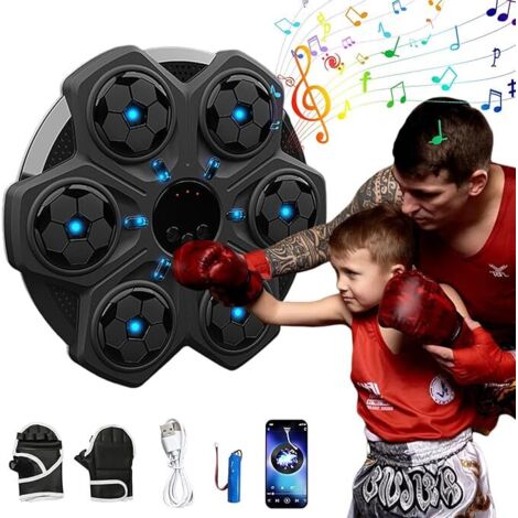 con música y guantes, bluetooth con tres velocidades y luz y los parlantes turbo para niños y adultos