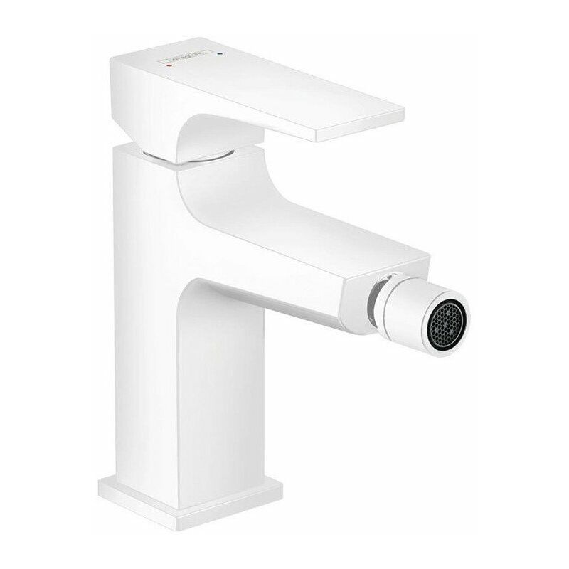 

Hansgrohe - con palanca de bidé, desagüe push-open blanco mate