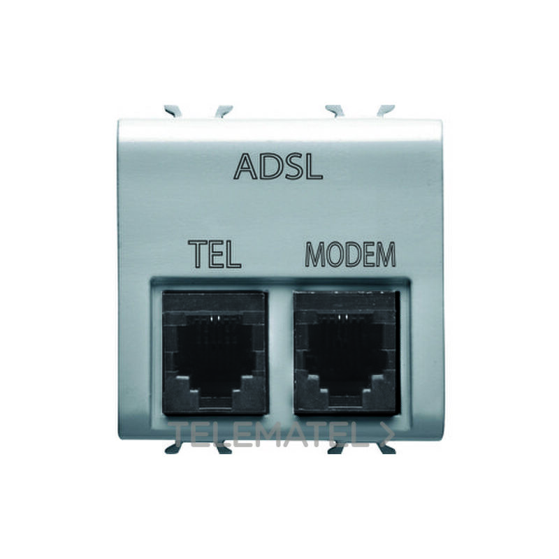 

CON. RJ11 DOBLE CON FILTRO ADSL CH/TI GW14410 - Gewiss