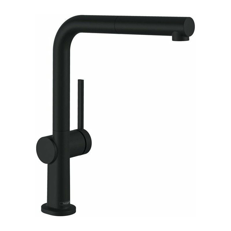 

con rociador de cocina 270, con rociador extraíble 1 rociador, negro mate sBox