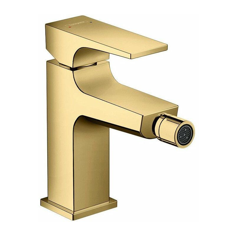 

Hansgrohe - con tirador de bidé, desagüe push-open, acabado dorado pulido