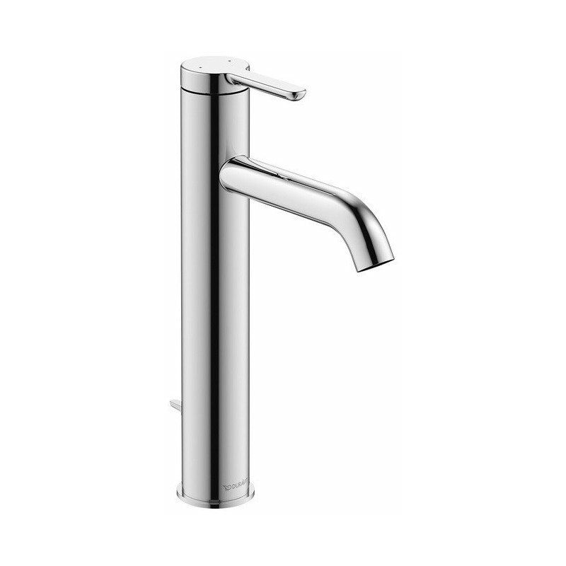 

Duravit - con tirador para lavabo extraíble en L, extensión H262 136mm, negro mate