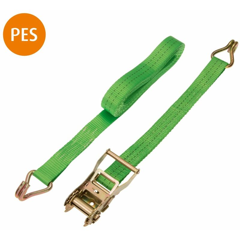 Conacord Zurrgurt-Spanngurt 35 mm x 6 m grün mit Ratsche Ketten, Seile & Draht