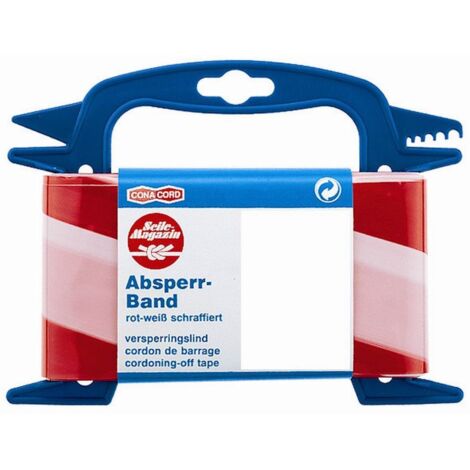 Conacord Absperrband 100 m 82 mm breit Absperrband
