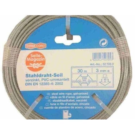 Conacord Drahtseil Ø 3 mm x 30 m Seile