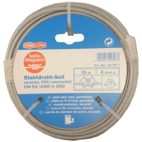Conacord Drahtseil Ø 4 mm x 10 m Seile
