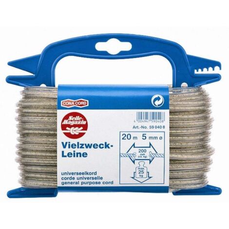 Conacord Drahtseil Ø 5 mm x 20 m Wäscheleinen