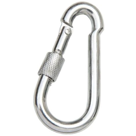 Conacord Karabinerhaken 10x100 mm Karabiner Haken Schraubkarabiner Feuerwehr