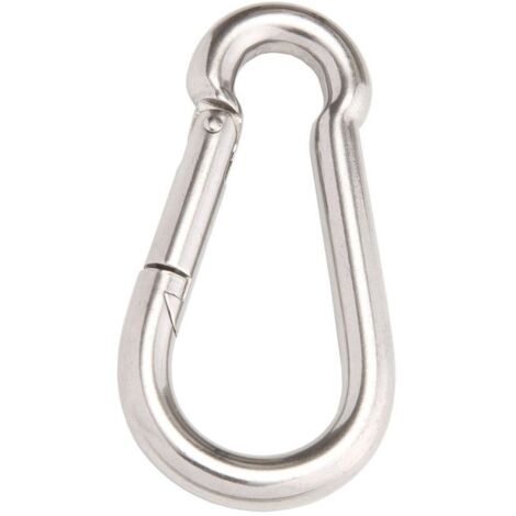 Conacord Karabinerhaken 4 x 40 mm Karabiner Haken Schnapphaken Feuerwehrhaken