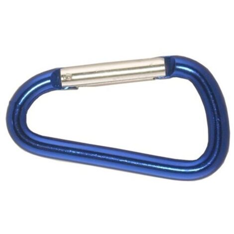 Conacord Karabinerhaken 50x28 mm Alu blau Karabiner Haken Schnapphaken Schlüssel