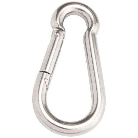 Conacord Karabinerhaken 6 x 60 mm Karabiner Haken Schnapphaken Feuerwehrhaken