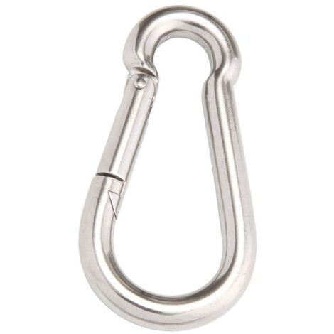 Conacord Karabinerhaken 7 x 70 mm Karabiner Haken Schnapphaken Feuerwehrhaken