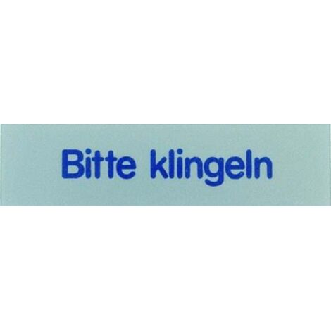 Conacord Klebeschild Bitte Klingeln Klebeschild