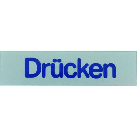 Conacord Klebeschild Drücken Klebeschild