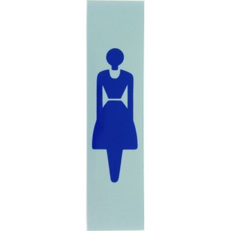 Conacord Klebeschild Frau Klebeschild