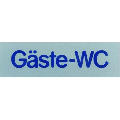 Conacord Klebeschild Gäste WC Klebeschild