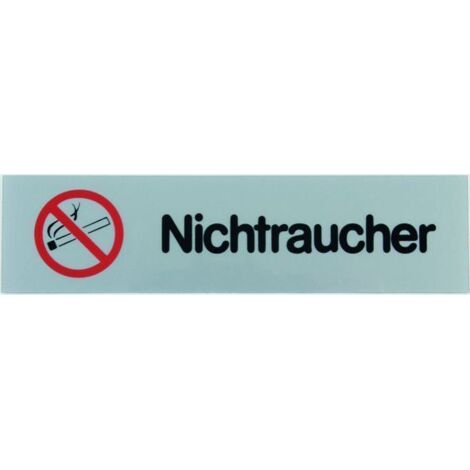 Conacord Klebeschild Nicht Raucher Klebeschild