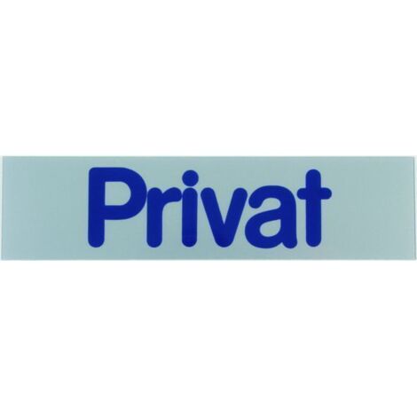 Conacord Klebeschild Privat Klebeschild