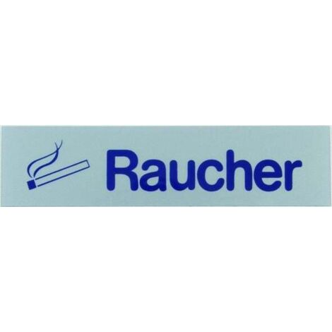 Conacord Klebeschild Raucher Klebeschild