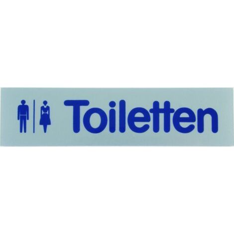 Conacord Klebeschild Toiletten Klebeschild