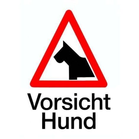 Conacord Klebeschild Vorsicht Hund Klebeschild