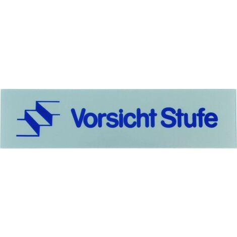 Conacord Klebeschild Vorsicht Stufe Klebeschild