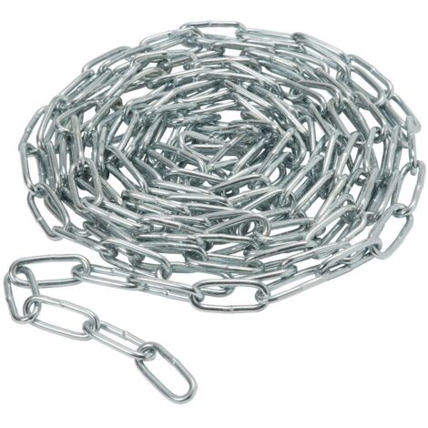 Conacord Rundstahlkette 4mm x 5m Material  Stahl verzinkt Gliederketten