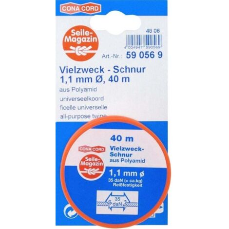 Conacord Vielzweckschnur Ø 1,1 mm x 40 m Bindfaden