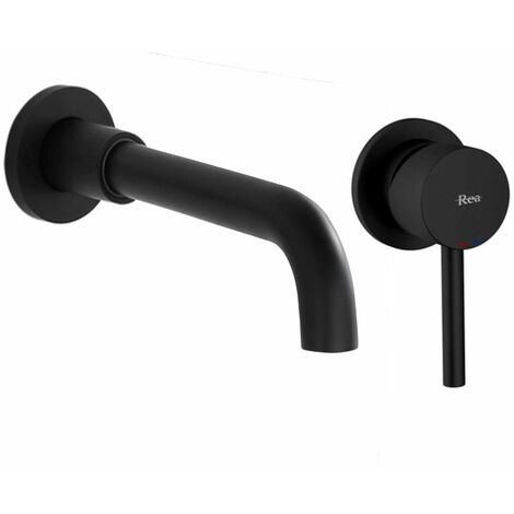 Concealed Basin Faucet REA Lungo Long Black + Box