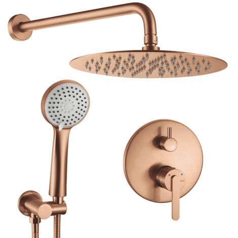 CONCEALED SHOWER SET REA JS-1180BRG BRUSH COPPER