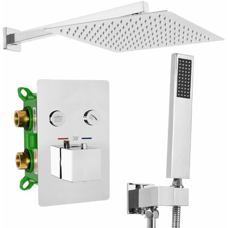 Concealed Thermostatic Shower Set REA Fenix Davis Chrome + Box