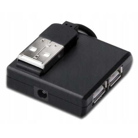 Concentrador USB 2.0 de alta velocidad MicroConnect de 4 puertos, MC-USB2.0HUB4P