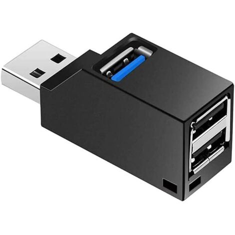 Concentrador USB 3.0 de 3 puertos, adaptador portátil, extensión de alta velocidad, cable adaptador para portátil, ordenador de escritorio, XPS, MacBook, Surface Pro, memorias USB y discos duros portá