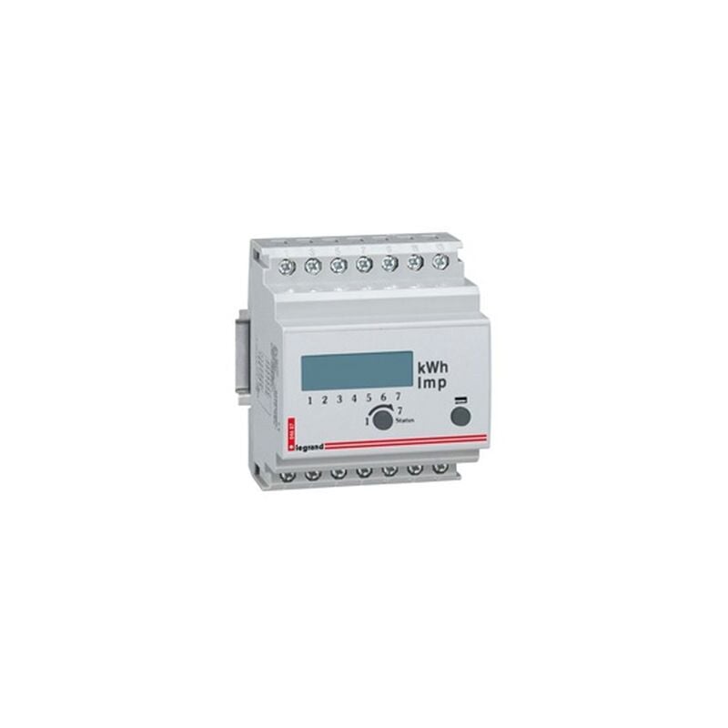 Concentrateur EMDX³ pour collecte et transmission de mesures de 7 compteurs sortie RS 485 LEGRAND 004687