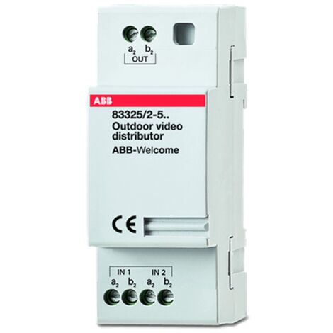 Concentrateur pour postes extérieurs Abb 2 modules DIN WLD201X