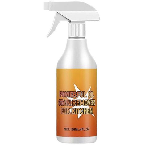 Concentré nettoyant anti-graisse pour cuisine, spray dégraissant puissant multi-usages, nettoie sans effort les surfaces grasses – 190 char.