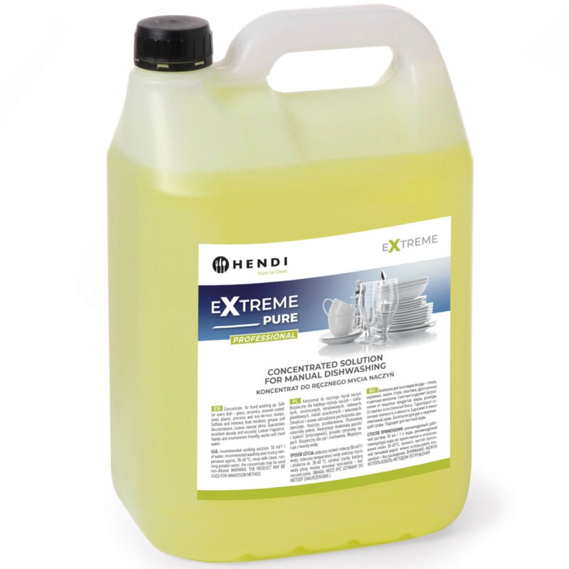 Liquide vaisselle main concentré professionnel 5L - Hendi 975145