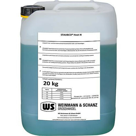 Concentré Staubco Heat N, 20 kg