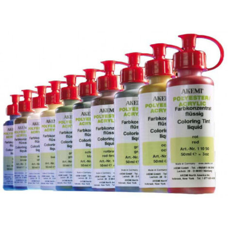 Concentrés colorants liquides - Polyester - Akemi -  Brun