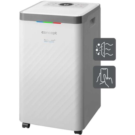 Concept - Déshumidificateur et purificateur d'air Perfect Air Smart, WiFi, blanc ov2012