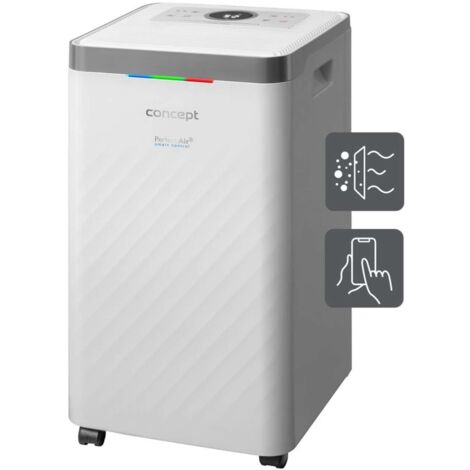 Concept - Deumidificatore e purificatore d'aria Perfect Air Smart, WiFi, bianco ov2012