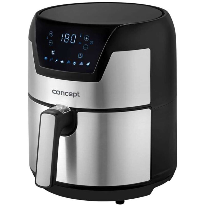Concept - Friteuse à air chaud, volume 4,3 l, noir/acier fr3500