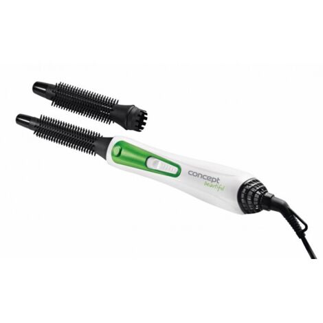 CONCEPT KF1310 - Arricciacapelli e asciugacapelli 2 in 1, verde
