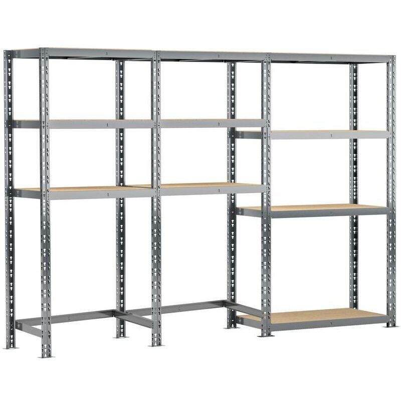 Modulo Storage - Concept rangement de garage - longueur 240 cm - 10 plateaux