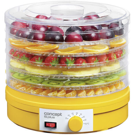 Concept Solution SO-1015 déshydrateur alimentaire jaune et blanc